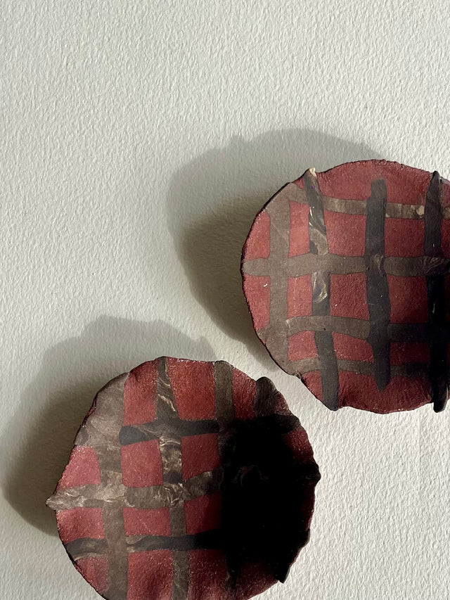 Red Weave Dish
