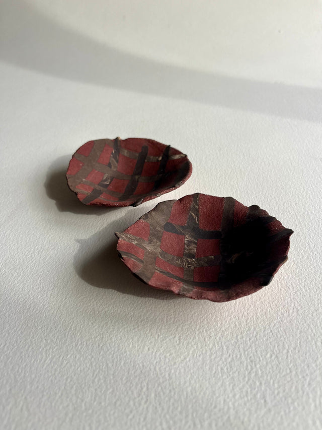 Red Weave Dish
