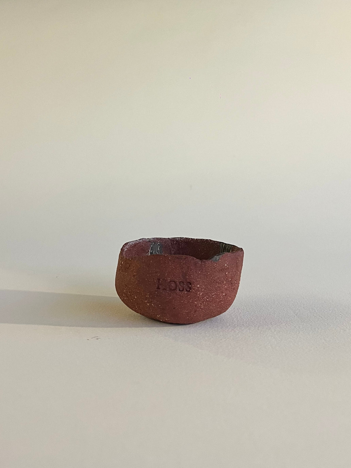 Red incense bowl