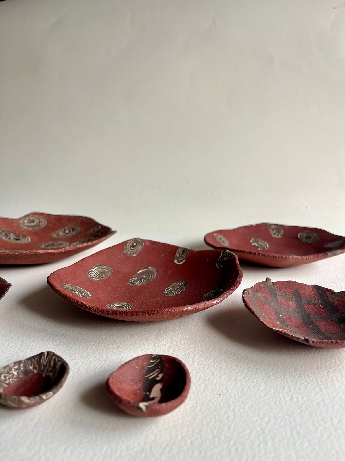 Red Weave Dish