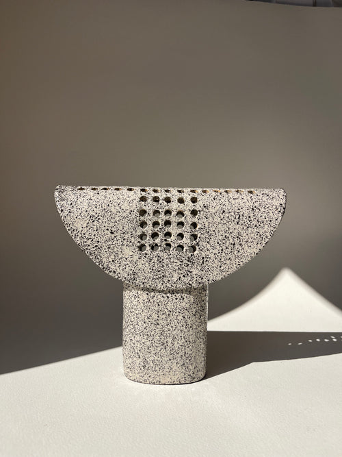 M_01G — Half Moon TO Holes Glazed